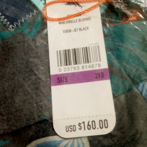 Tommy Bahamas Jet Black 2X - Picture 3 of 4